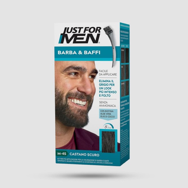 Beard Dye - Just For Men - M-45 Dark Brown 28g