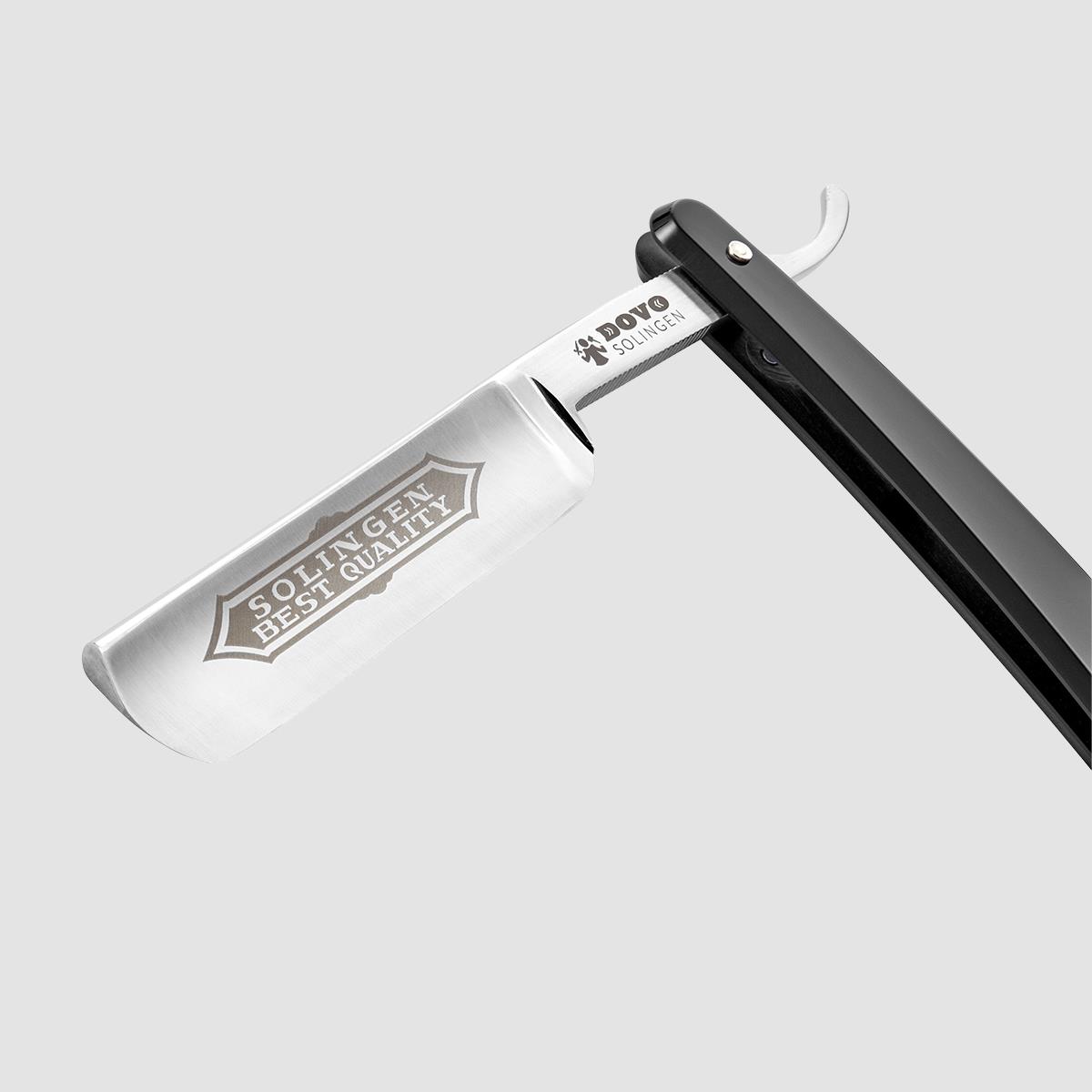 Straight Razor - Dovo Solingen -black Cellidor 5/8" (100 581)