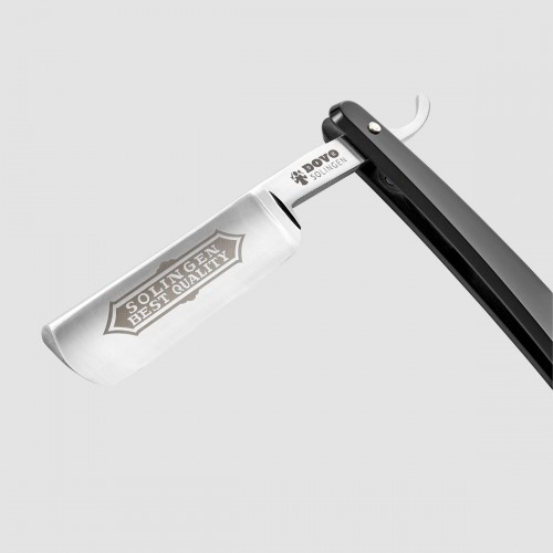 Straight Razor - Dovo Solingen -black Cellidor 5/8" (100 581)