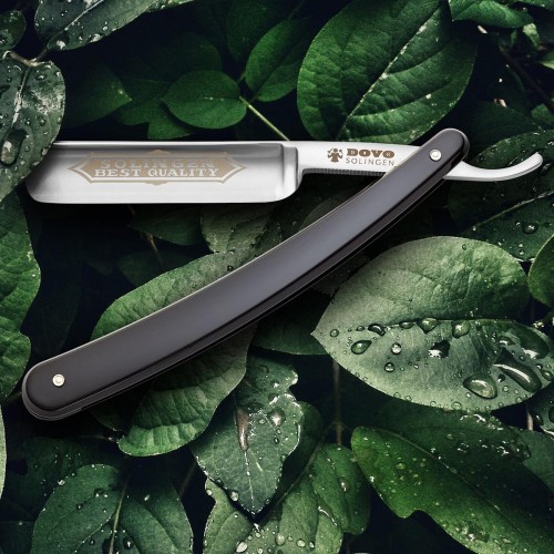 Straight Razor - Dovo Solingen -black Cellidor 5/8" (100 581)