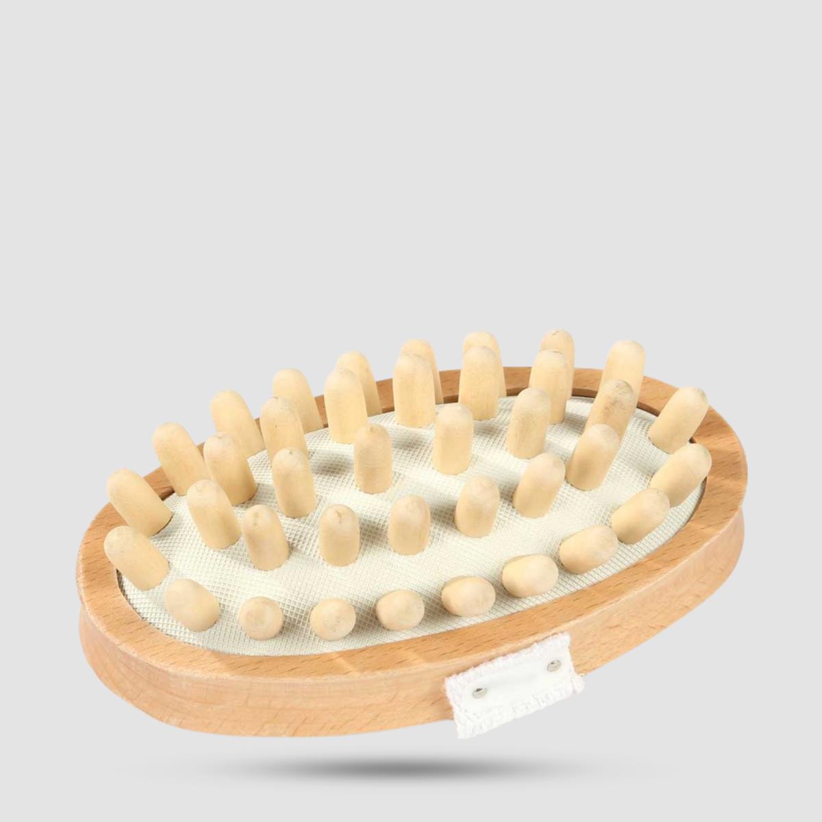 Wooden Massage And Shower Brush With Wooden Pins