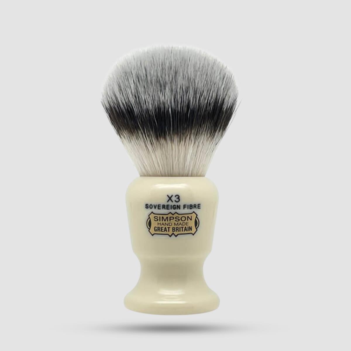 Synthetic Shaving Brush - Simpsons - Commodore X3 Sovereign Grade