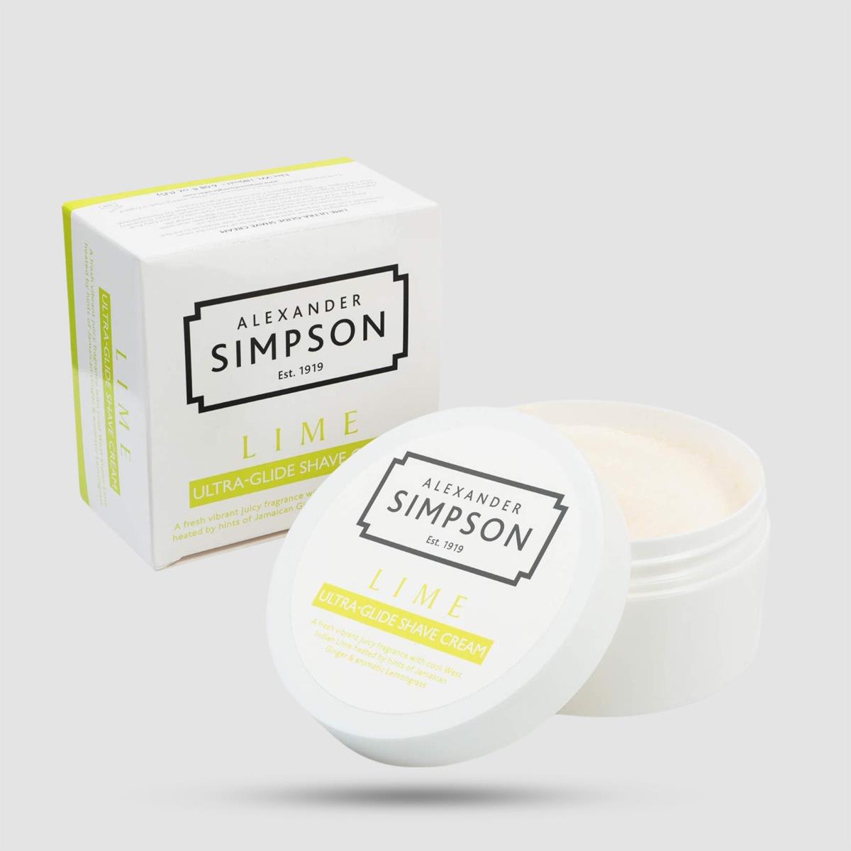 Shaving Cream - Simpsons - Lime 180ml