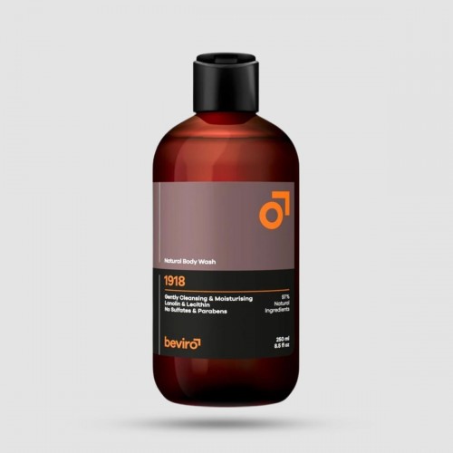 Natural Body Wash - Beviro - 1918 250ml