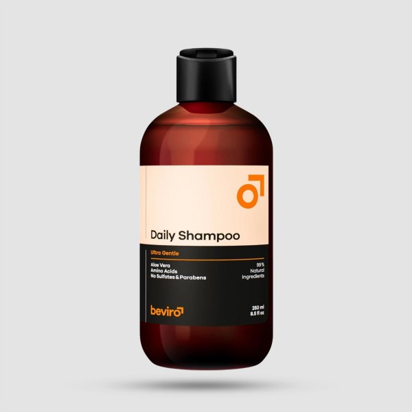 Natural Shampoo - Beviro - Daily Use 250ml