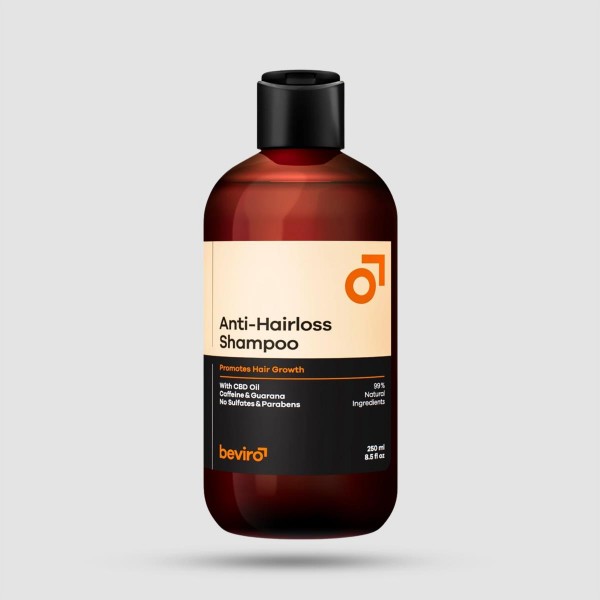 Natural Shampoo - Beviro - Anti-Hairloss 250ml