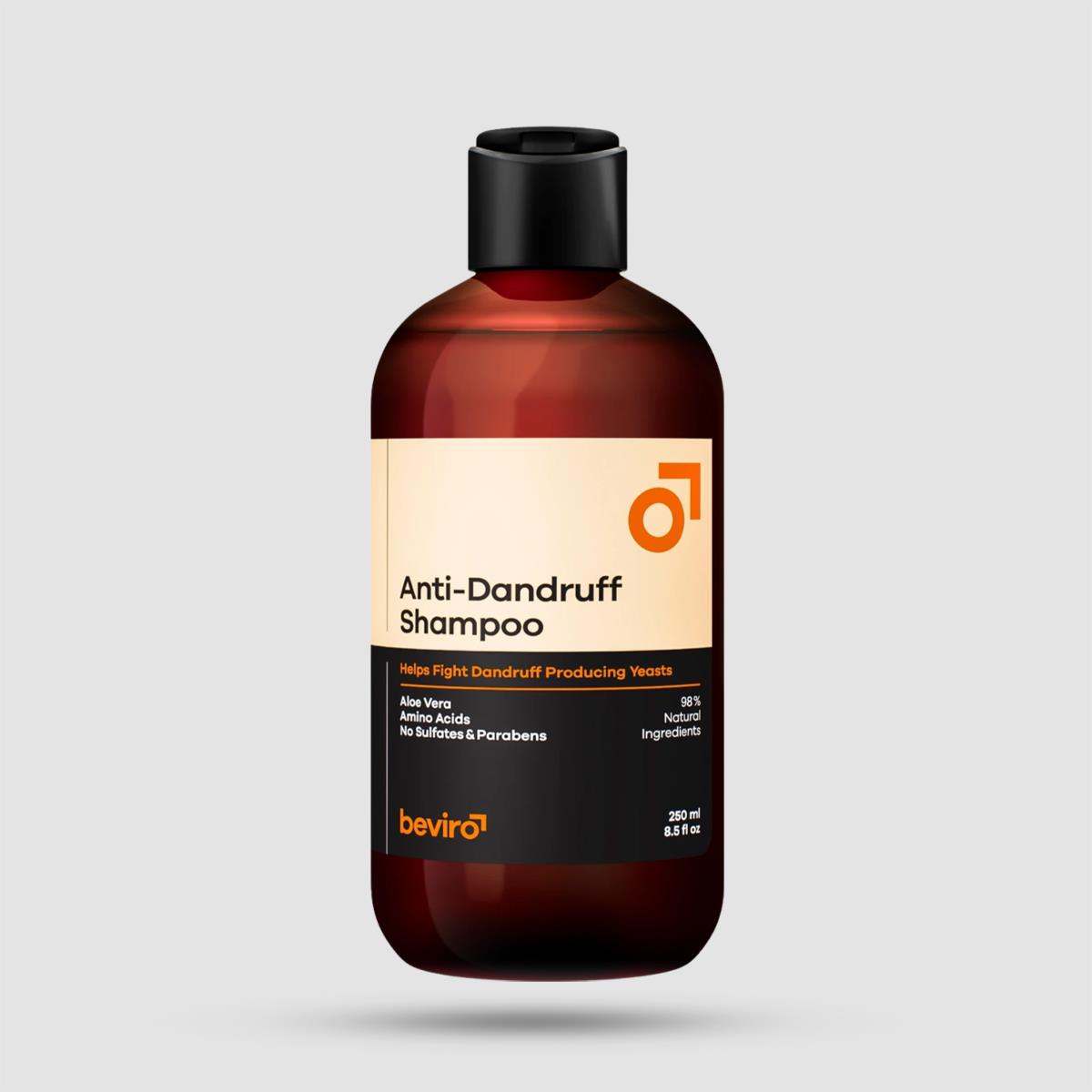 Natural Shampoo - Beviro - Anti-Dandruff 250ml