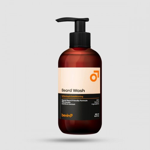 Natural Beard Wash - Beviro - 250ml