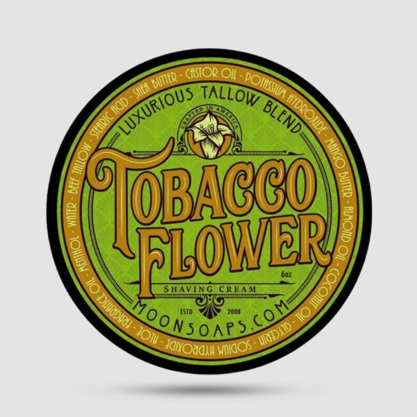 Κρέμα Ξυρίσματος - Moon Soaps - Tobacco Flower 170g