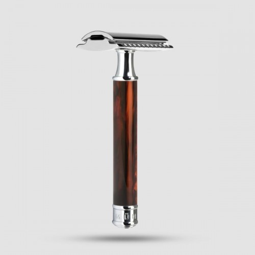 Safety Razor - Muhle  - R 108 Closed Comb, Tortoiseshell