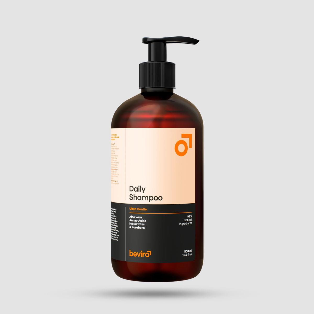 Daily Use Natural Shampoo - Beviro - 500ml