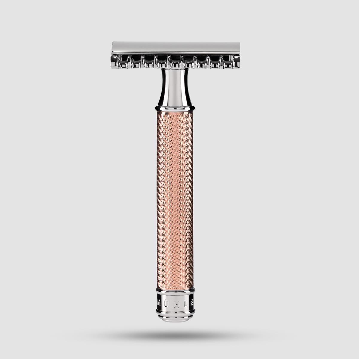 Safety Razor - Muhle Traditional - R 41, Open Comb Rose Gold