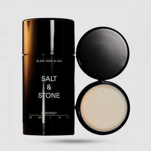 Natural Deodorant Stick - Salt and Stone -  Black Rose & Oud | Extra Strength 75g