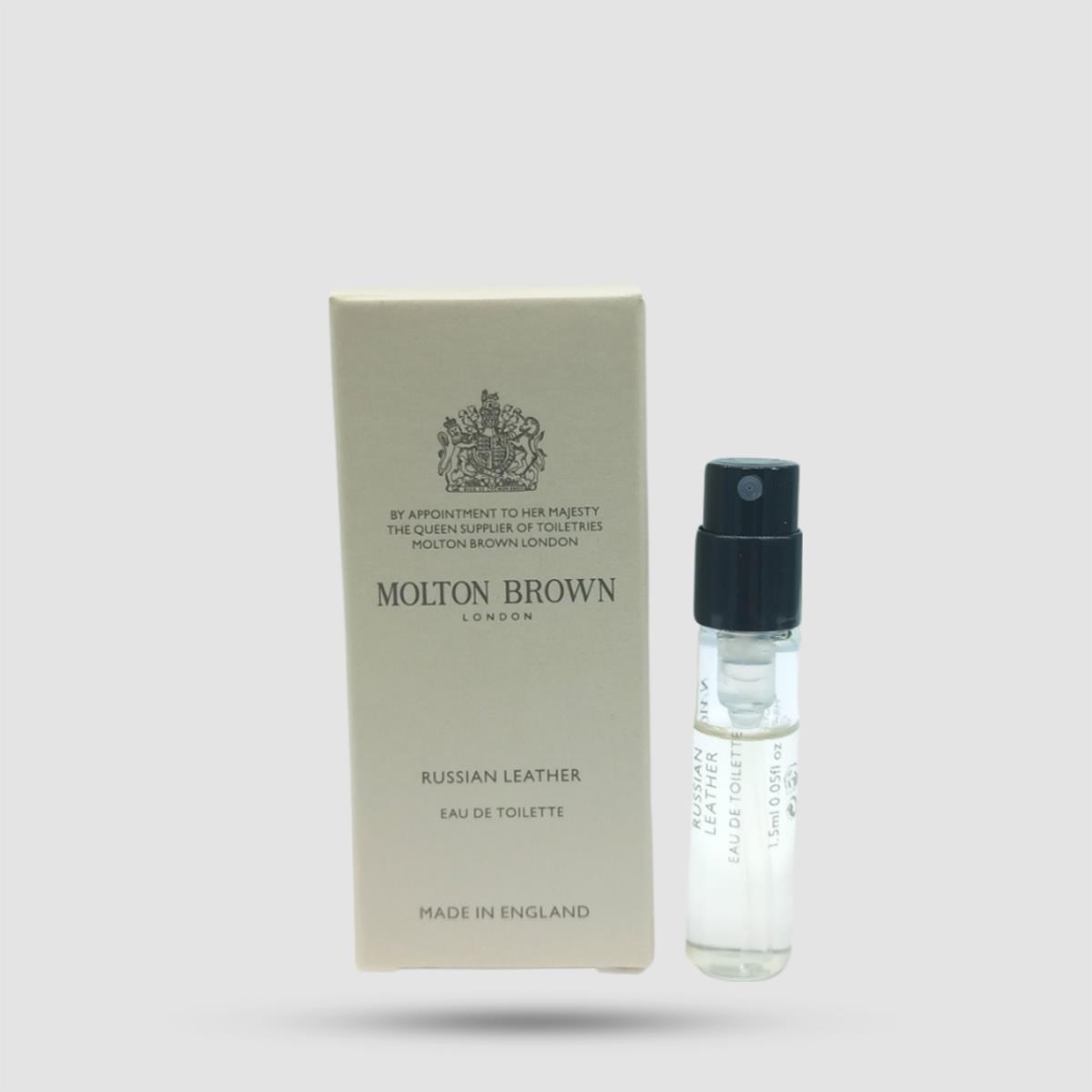 Eau De Toilette - Molton Brown - Russian Leather Sample Spray 1,5ml