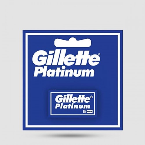 Ανταλλακτικές Λεπίδες Ξυρίσματος - Gillette - Platinum 1 x 5