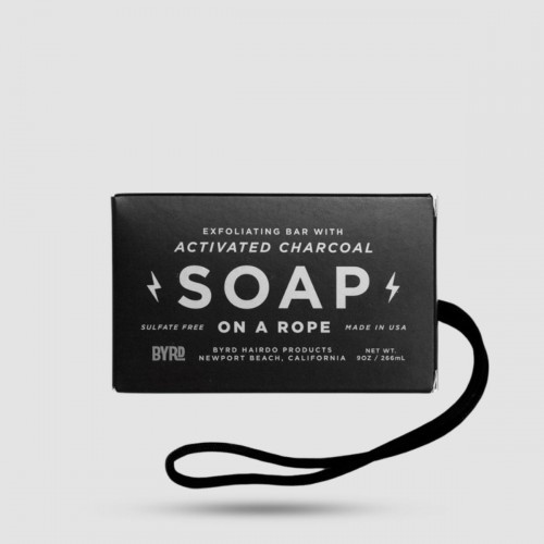 Soap On A Rope - Byrd - Exfoliating Charcoal 266ml