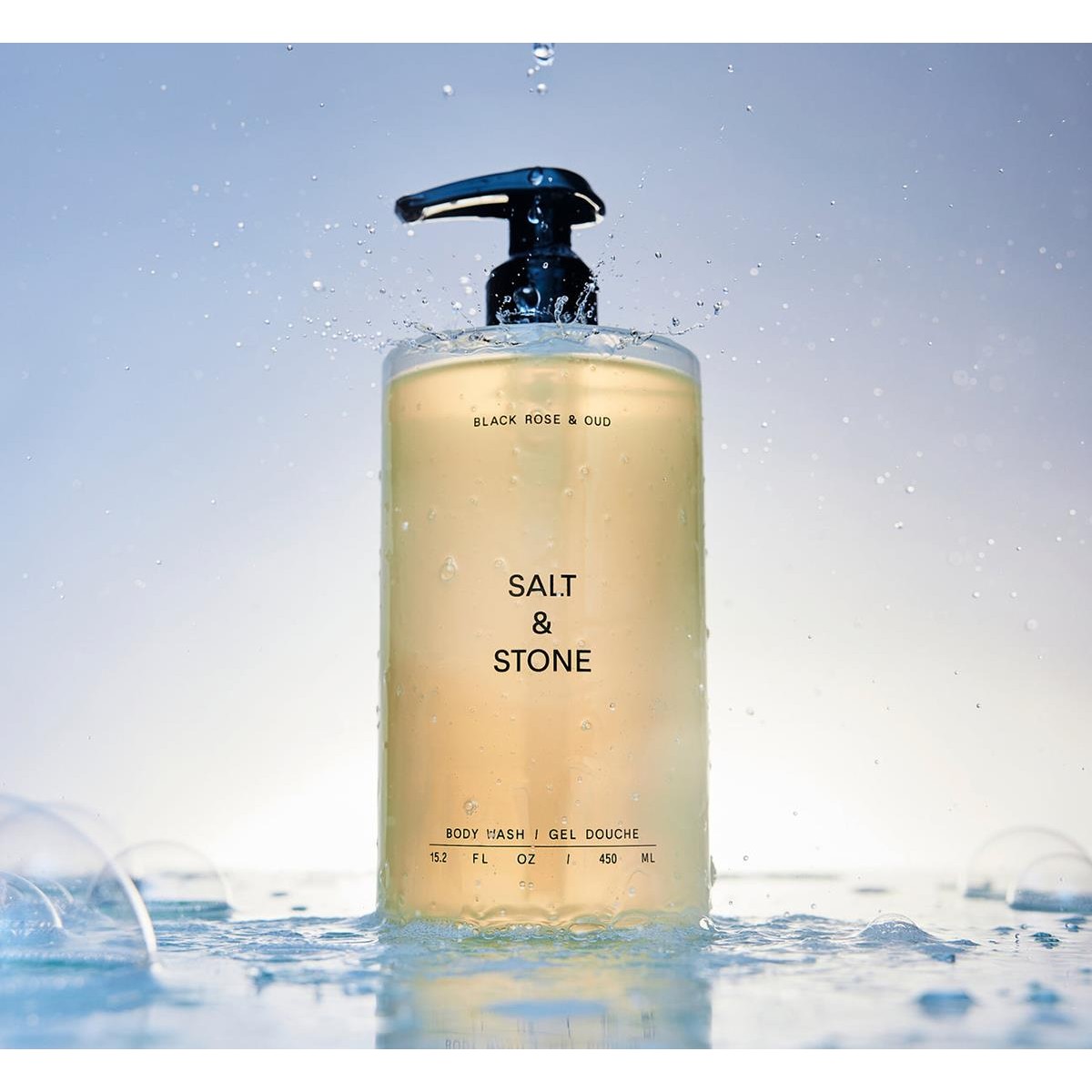 Body Wash - Salt And Stone - Black Rose & Oud 450ml