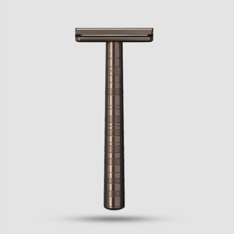 Safety Razor - Henson Shaving - 2.0 Tan (Bronze) Aluminum Medium