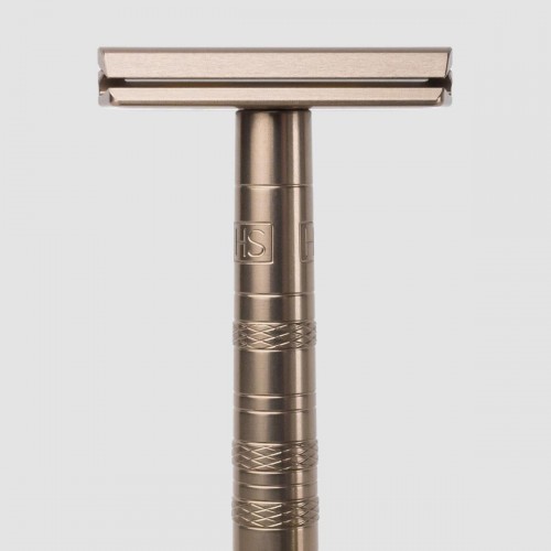 Safety Razor - Henson Shaving - 2.0 Tan (Bronze) Aluminum Medium