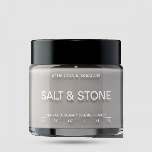 Κρέμα Προσώπου - Salt And Stone - Spirulina & Squalane 48ml