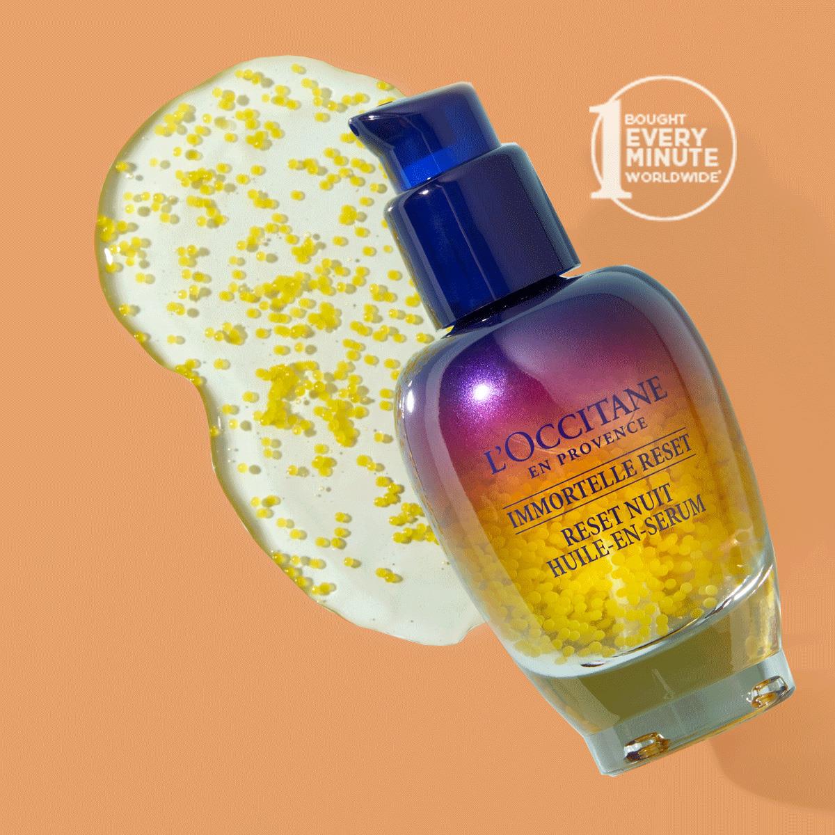 Έλαιο Προσώπου - L'occitane - Immortelle Overnight Reset Oil-in-Serum 30ml