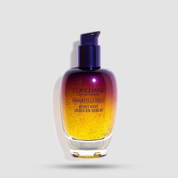 Έλαιο Προσώπου - L'occitane - Immortelle Overnight Reset Oil-in-Serum 50ml