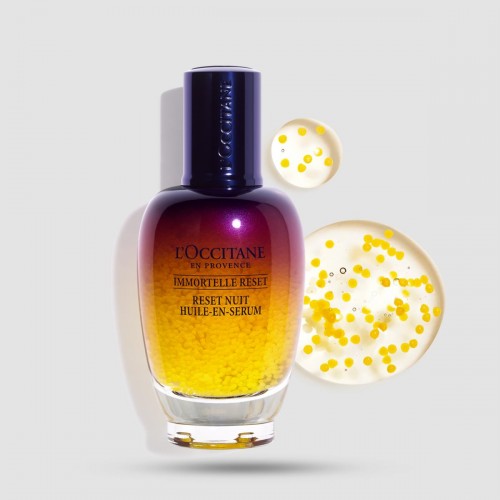 Έλαιο Προσώπου - L'occitane - Immortelle Overnight Reset Oil-in-Serum 50ml