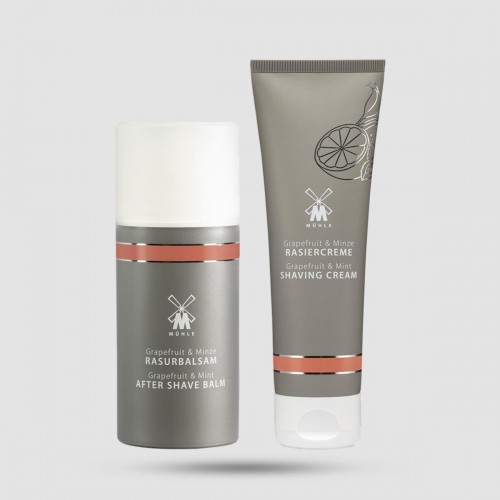 Σετ Δώρου - Muhle - Κρέμα Ξυρίσματος + After Shave Balm Grapefruit / Mint