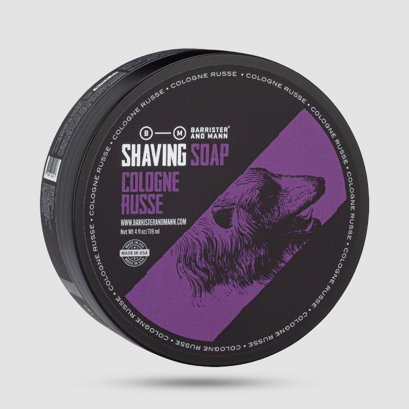 Shaving Soap - Barrister and Mann - Cologne Russe 118ml