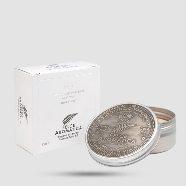 Σαπούνι Ξυρίσματος - Saponificio Varesino - Felce Aromatica in aluminium jar 150g