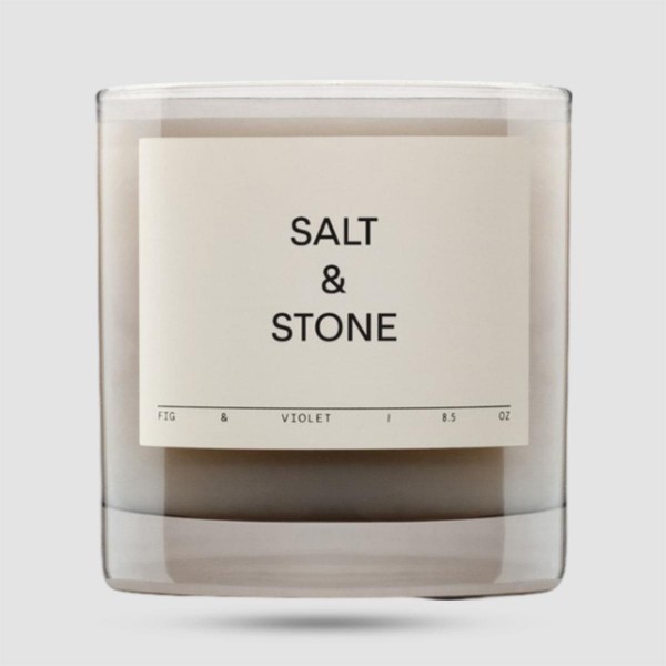 Αρωματικό Κερί - Salt & Stone - Fig & Violet 240g