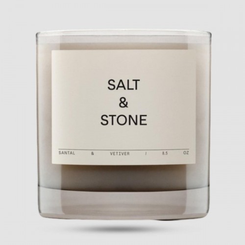 Αρωματικό Κερί - Salt & Stone - Santal & Vetiver 240g από την SALT & STONE - Αρωματικό Κερί & Diffuser για Χαλαρωτική Ατμόσφαιρα