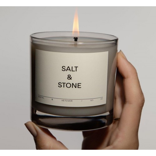 Αρωματικό Κερί - Salt & Stone - Santal & Vetiver 240g από την SALT & STONE - Αρωματικό Κερί & Diffuser για Χαλαρωτική Ατμόσφαιρα