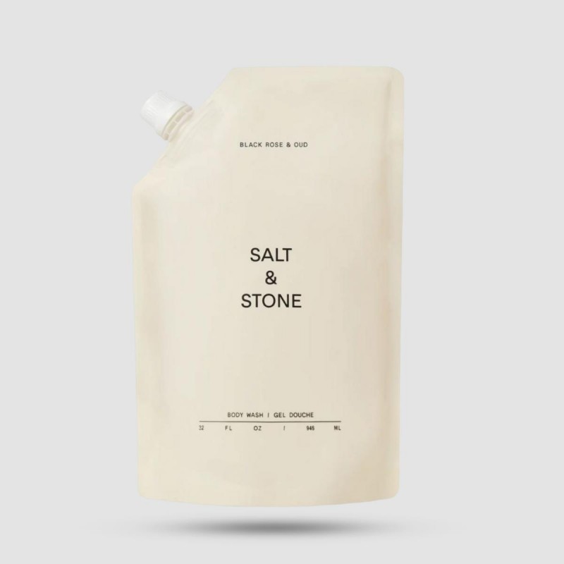 Body Wash Refill - Salt And Stone - Black Rose & Oud 946ml