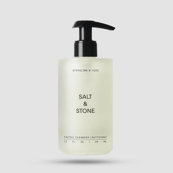 Καθαριστικό Προσώπου - Salt & Stone - Sprirulina & Yuzu 212ml