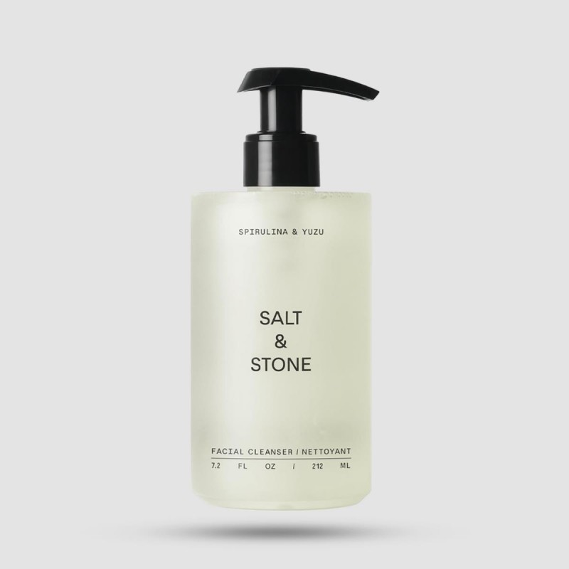 Facial Cleanser - Salt & Stone - Sprirulina & Yuzu 212ml