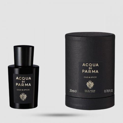 Eau De Parfum Acqua Di Parma Oud & Spice 20ml - Woody Spicy Fragrance - Signatures of the Sun Collection