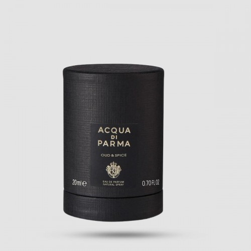 Eau De Parfum Acqua Di Parma Oud & Spice 20ml - Woody Spicy Fragrance - Signatures of the Sun Collection