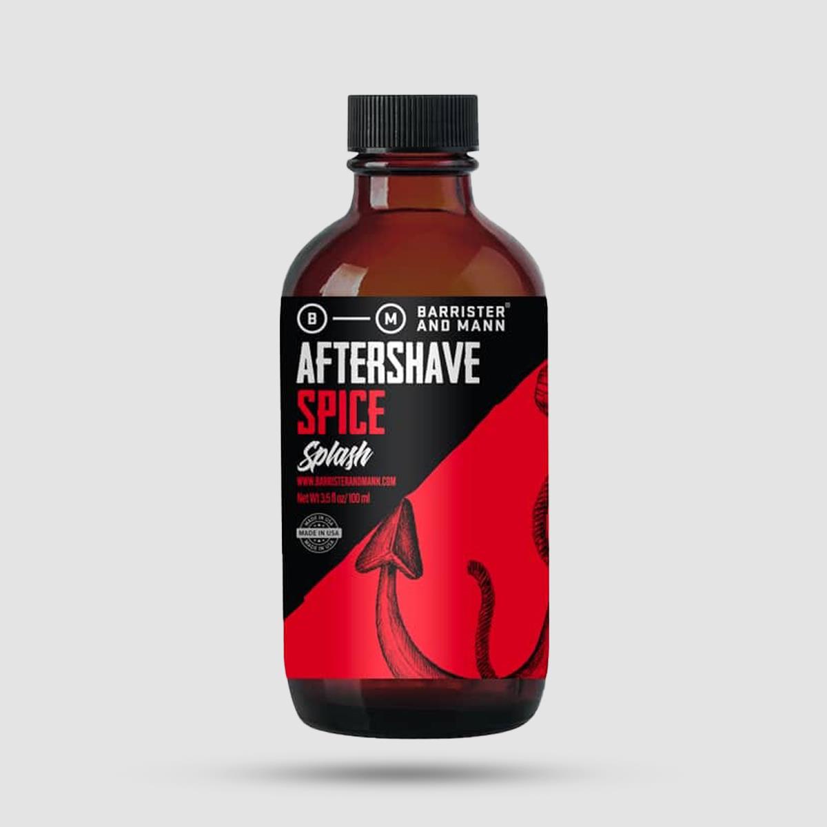 Aftershave Lotion Barrister And Mann Spice 100ml - Soothing lotion after shaving
