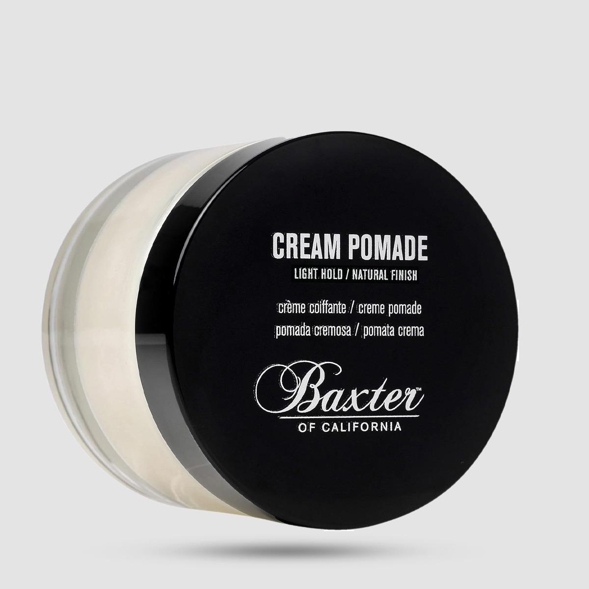 Cream Pomade Baxter of California - Πομάδα Styling - Ελαφρύ κράτημα με ματ φινίρισμα