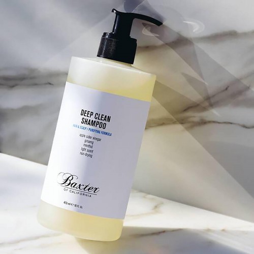 Baxter Deep Clean Σαμπουάν 473ml - Ανδρικό Grooming - Βαθύς καθαρισμός με μηλόξυδο
