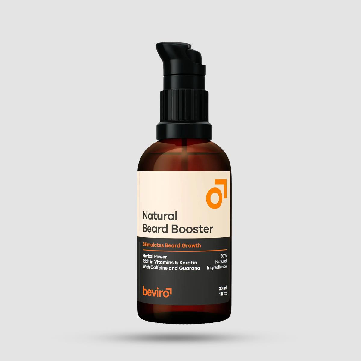 Natural Beard Booster Beviro - Ορός ενίσχυσης γενειάδας με Cressatine και Guarana
