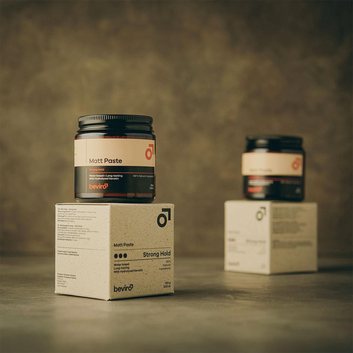 Matte Paste Beviro Strong Hold 100g - Πάστα μαλλιών - Ματ φινίρισμα