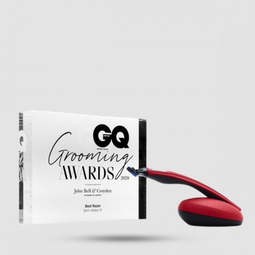 Ξυράφι 5 Λεπίδων Bolin Webb X1 Razor Stand Matte Red - Εργαλεία Ξυρίσματος - Μαγνητική Βάση