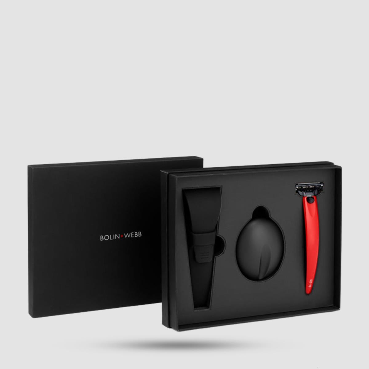 3-Blade Razor Bolin Webb R1-S Monza Red - Shaving Tools - Premium automotive finish