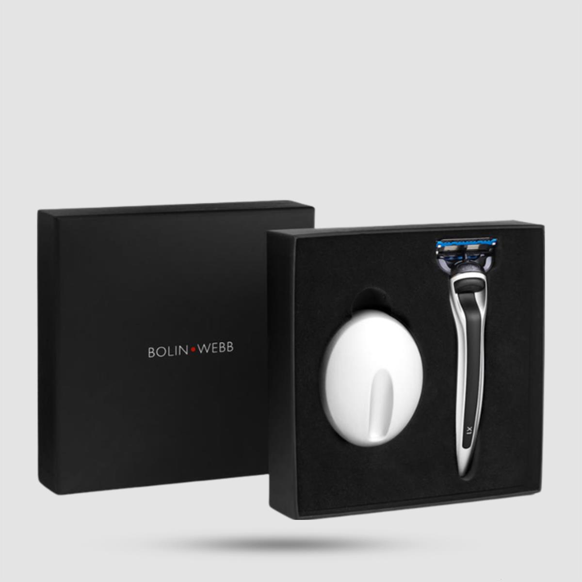 Bolin Webb X1 Razor & Stand Argent - Ξυράφι 5 λεπίδων με μαγνητική βάση