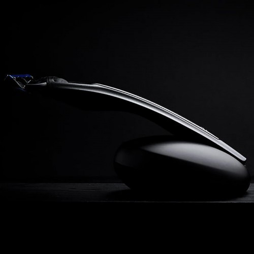 5-Blade Razor With Stand Bolin Webb X1 Carbon - Shaving Tools - Carbon Fibre