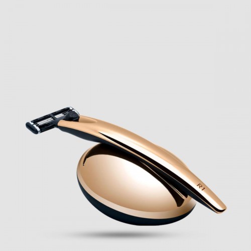 Ξυράφι 3 Λεπίδων Bolin Webb R1 24ct Gold - Εργαλεία Ξυρίσματος - Επίστρωση 24 καρατίων χρυσού