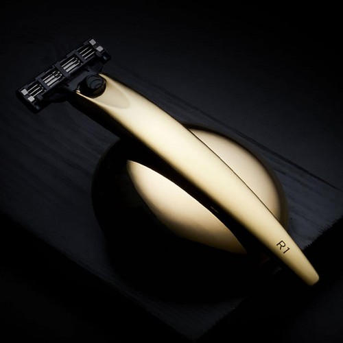 Ξυράφι 3 Λεπίδων Bolin Webb R1 24ct Gold - Εργαλεία Ξυρίσματος - Επίστρωση 24 καρατίων χρυσού