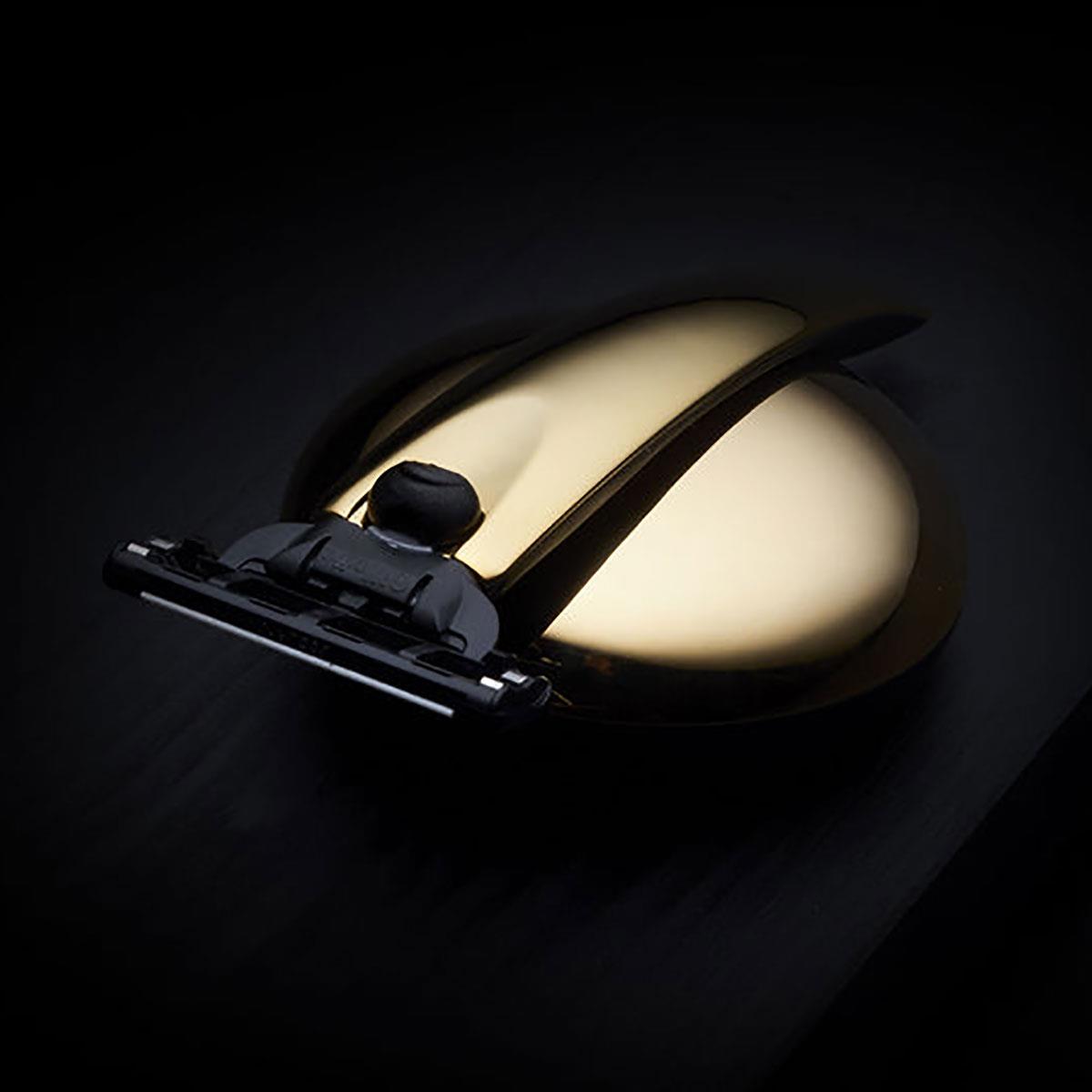 Ξυράφι 3 Λεπίδων Bolin Webb R1 24ct Gold - Εργαλεία Ξυρίσματος - Επίστρωση 24 καρατίων χρυσού